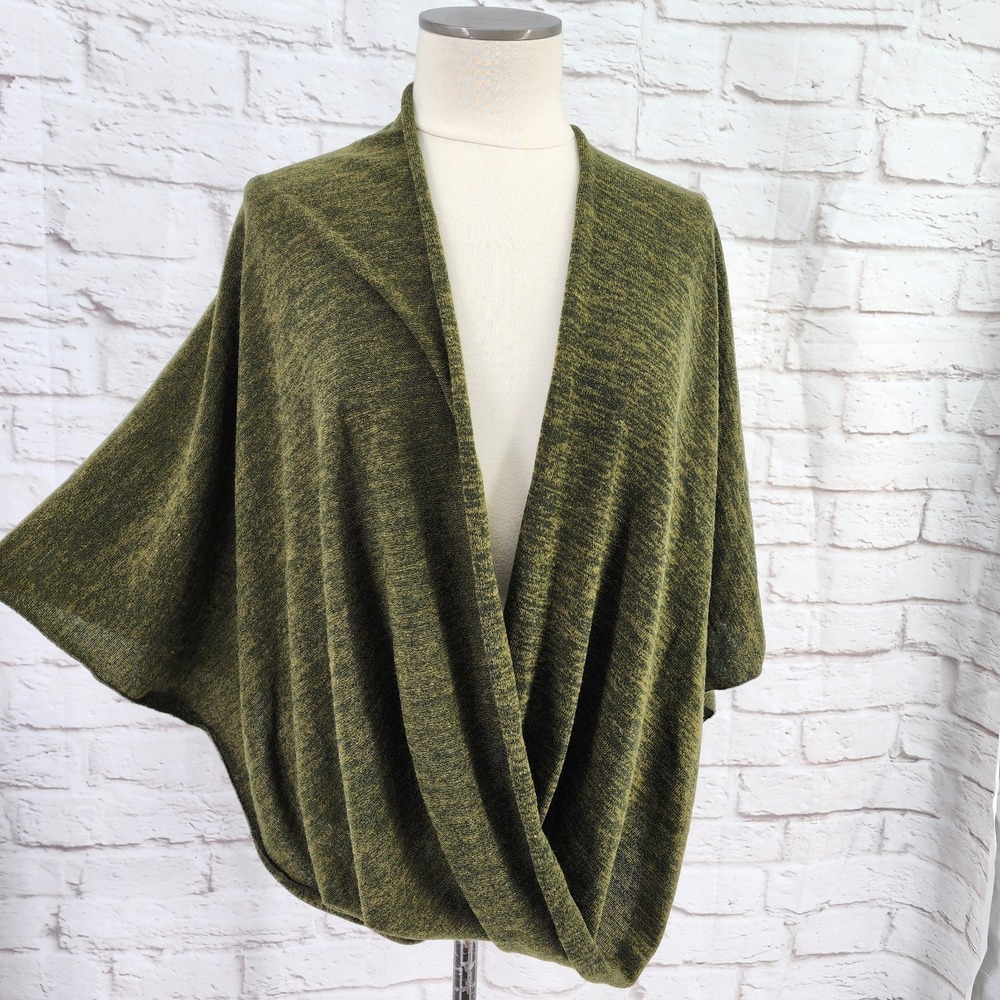 Forest Fairy Wrap Sweater Knit Lagenlook Heritage Artsy Minimalist Capsule Large